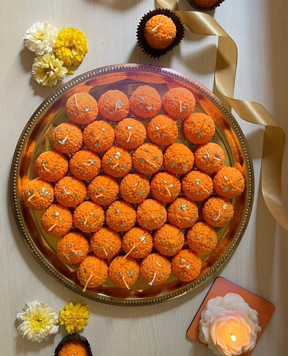 Noor-e-Ladoo (Set of 4 Candles)